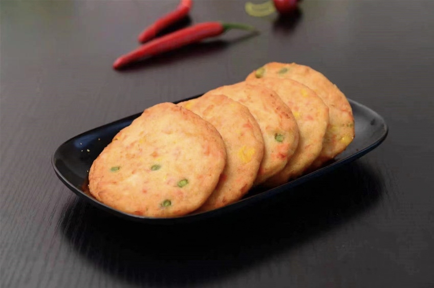 蔬菜鸡肉饼